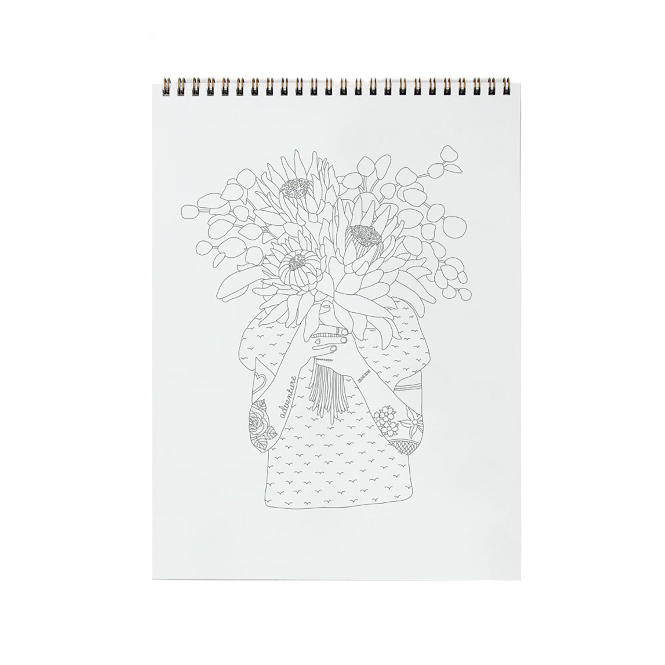 Herring & Bones - Concept Store Joyeux - All The Ways To Say - Carnets - Livre de coloriage "Tome 01"