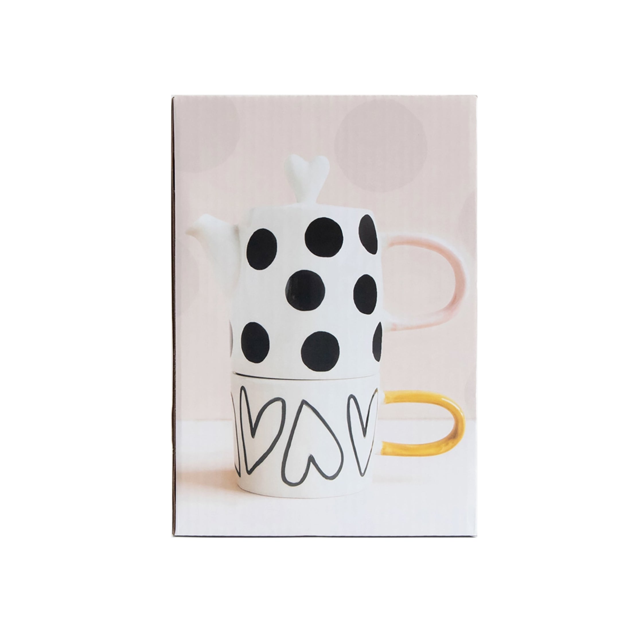 Herring & Bones - Concept Store Joyeux - Caroline Gardner - Théières - Ensemble théière et tasse "Tea for one"