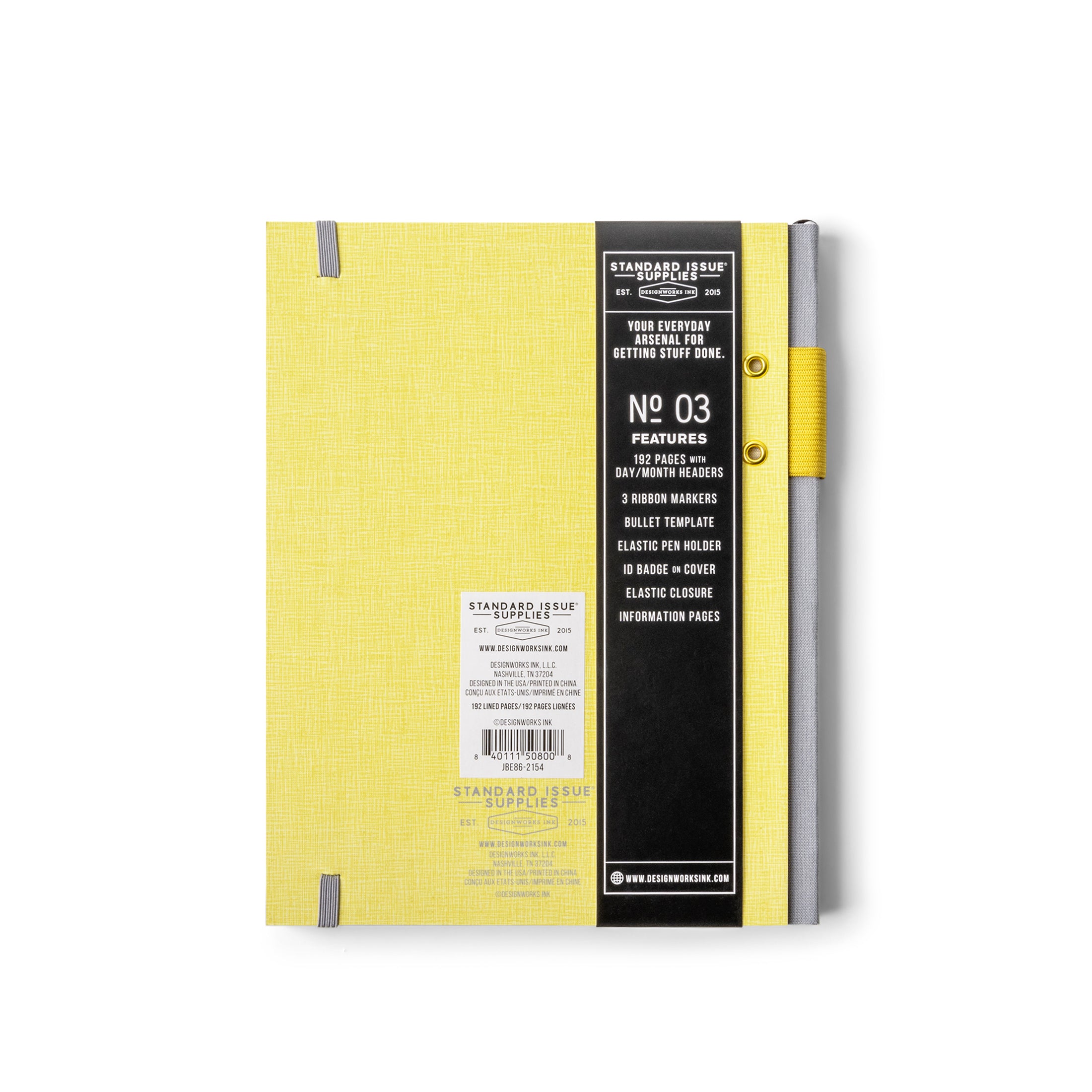 Herring & Bones - Concept Store Joyeux - Designworks Ink - Carnets - Planneur "Standard Issue No.03"