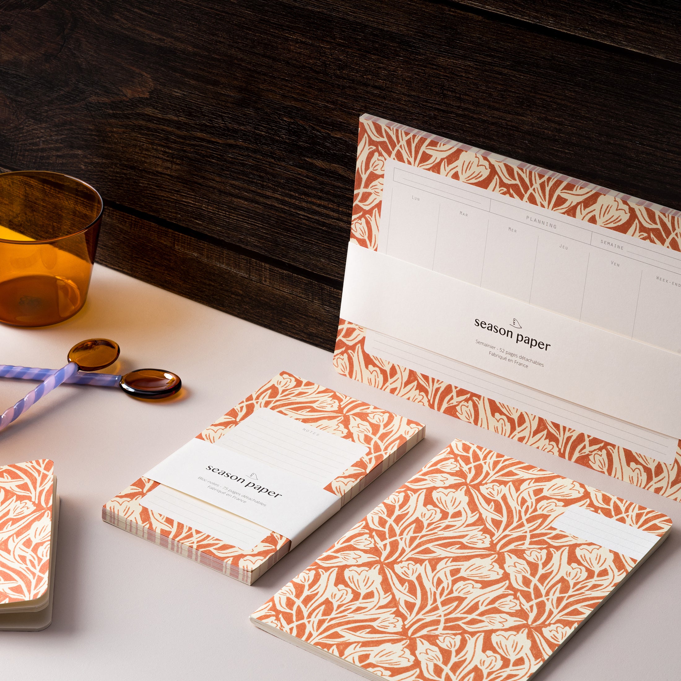 Herring & Bones - Concept Store Joyeux - Season Paper - Carnets - Carnet "Empreinte"