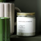 Herring & Bones - Concept Store Joyeux - Brooklyn Candle Studio - Bougies Parfumées - Bougie Minimalist "Montana Forest"