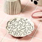 Herring & Bones - Concept Store Joyeux - Caroline Gardner - Plateaux - Petite assiette déco "Hearts"