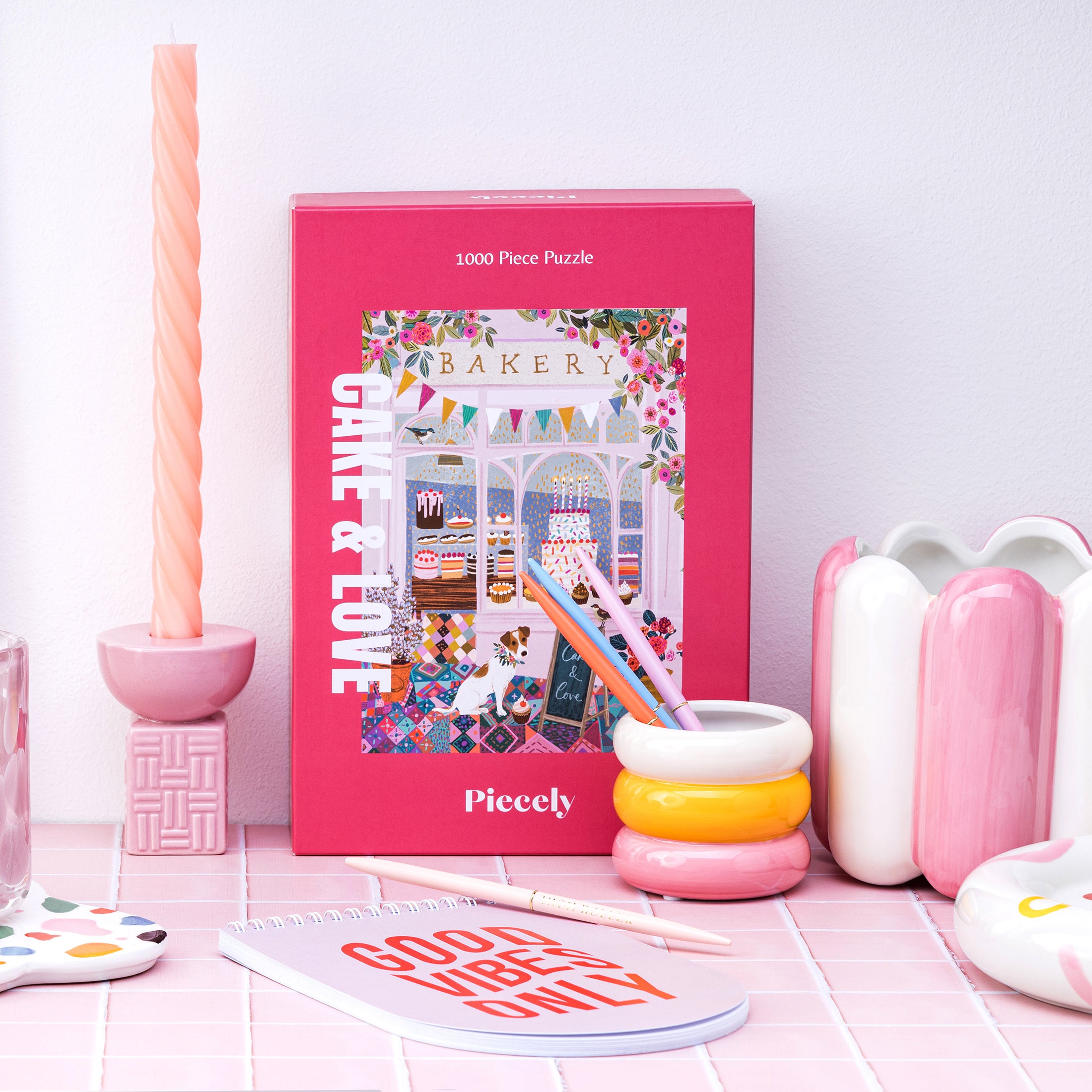 Herring & Bones - Concept Store Joyeux - Piecely - Puzzles - Puzzle "Cake & Love"