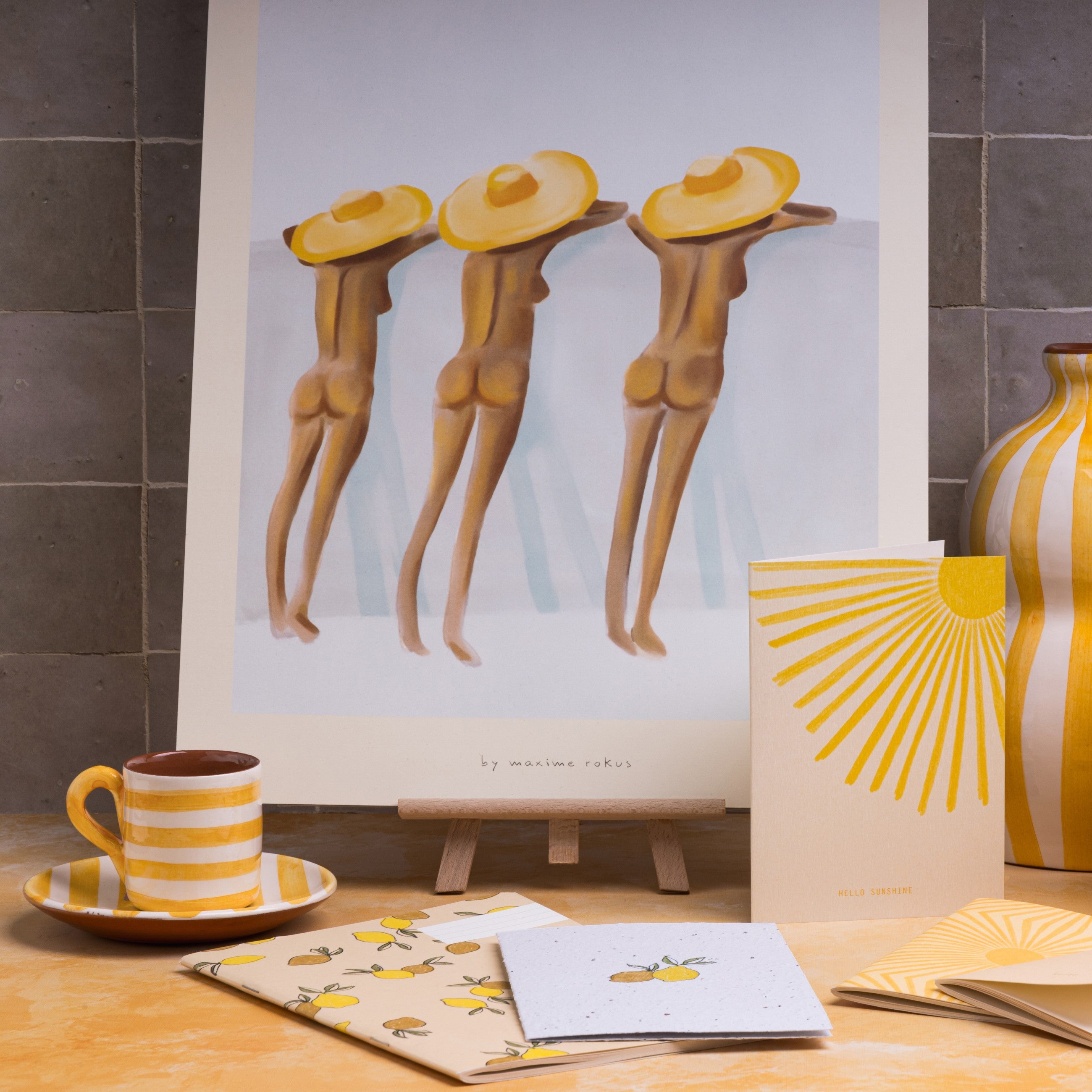 Herring & Bones - Concept Store Joyeux - Casa Cubista - Tasses - Tasse à espresso et sa sous-tasse "Bold"