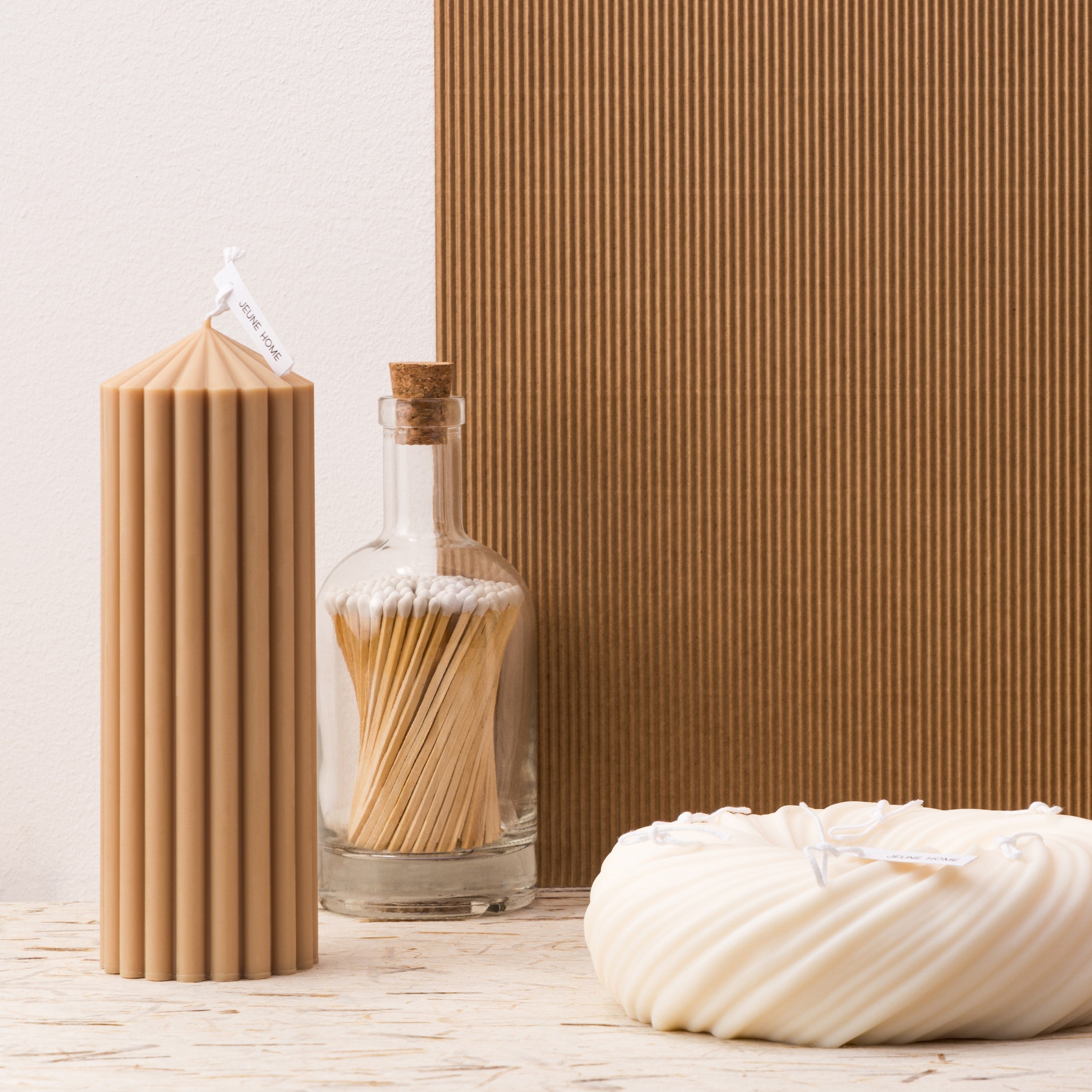 Herring & Bones - Concept Store Joyeux - Archivist Gallery - Allumettes - Bouteille d'allumettes "White Fern"