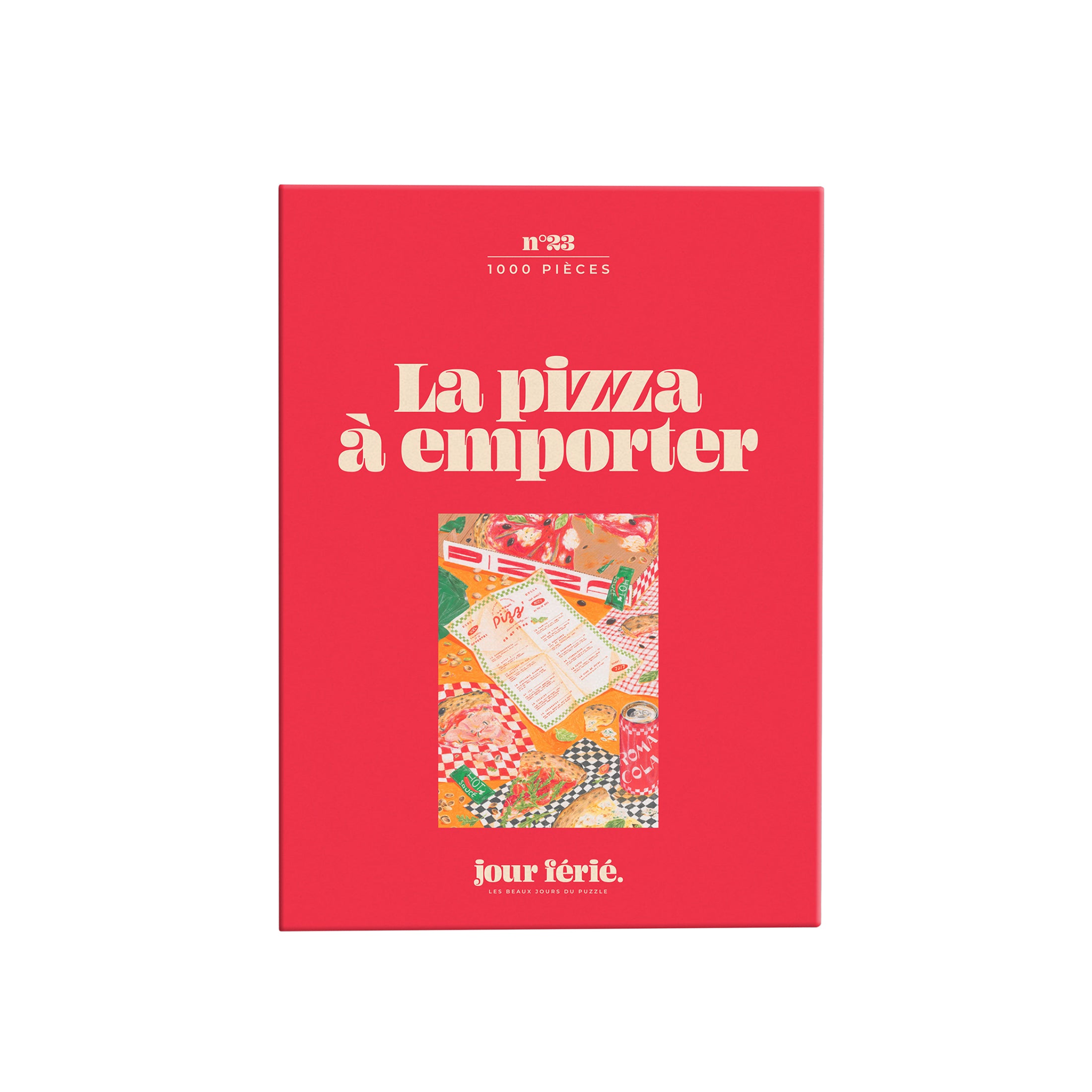 Herring & Bones - Concept Store Joyeux - Jour Férié - Puzzles - Puzzle "Pizza à emporter"