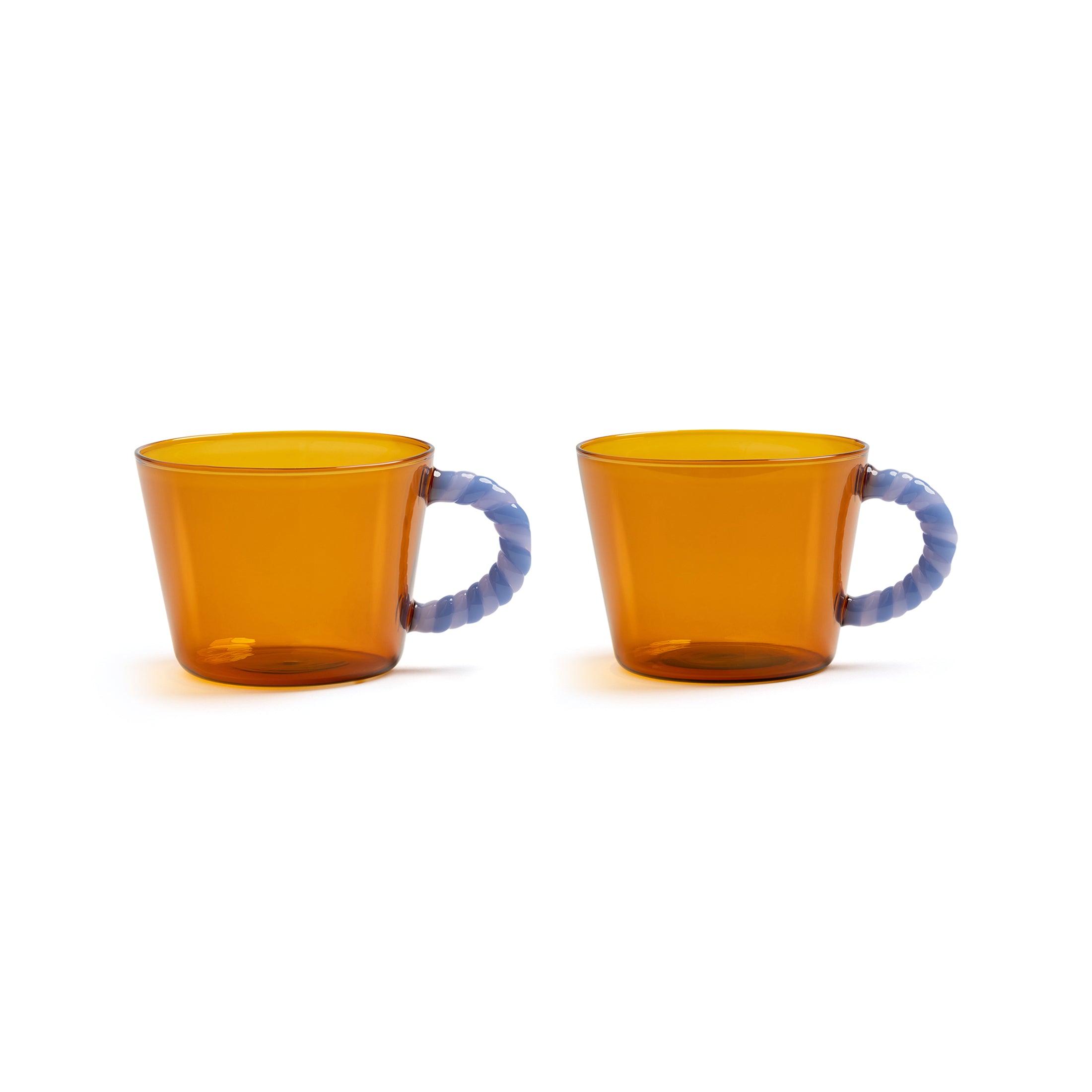 Herring & Bones - Concept Store Joyeux - &klevering - Tasses - Lot de 2 tasses en verre "Duet"