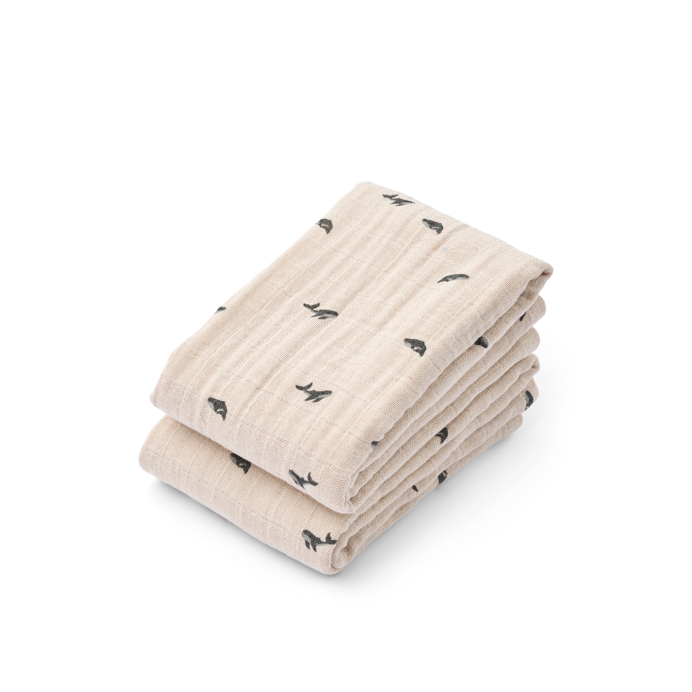 Herring & Bones - Concept Store Joyeux - LIEWOOD - Langes - Lot de 2 langes en coton bio "Lewis"