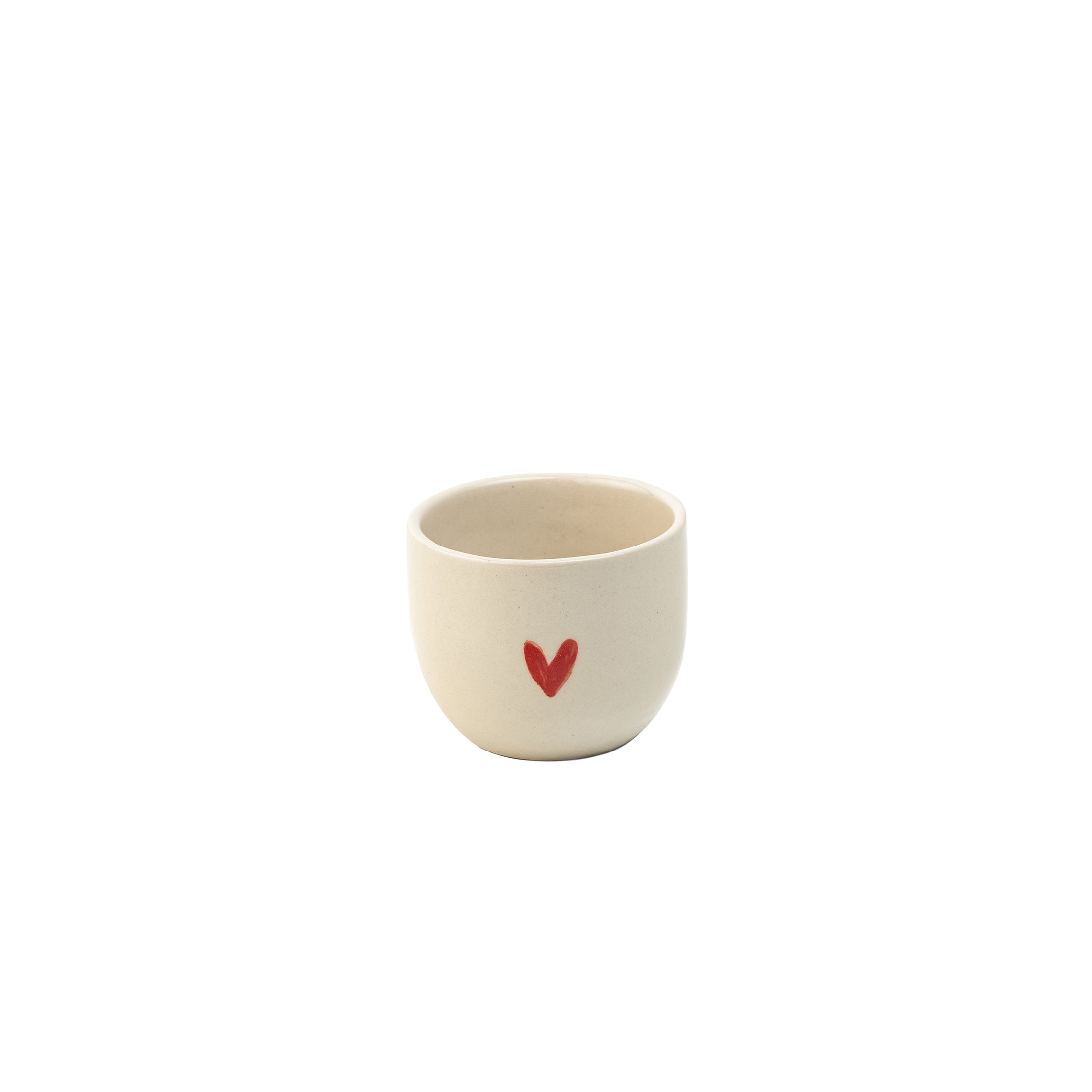 Herring & Bones - Concept Store Joyeux - Minuit Céramique - Mugs - Tasse à espresso "Coeur"