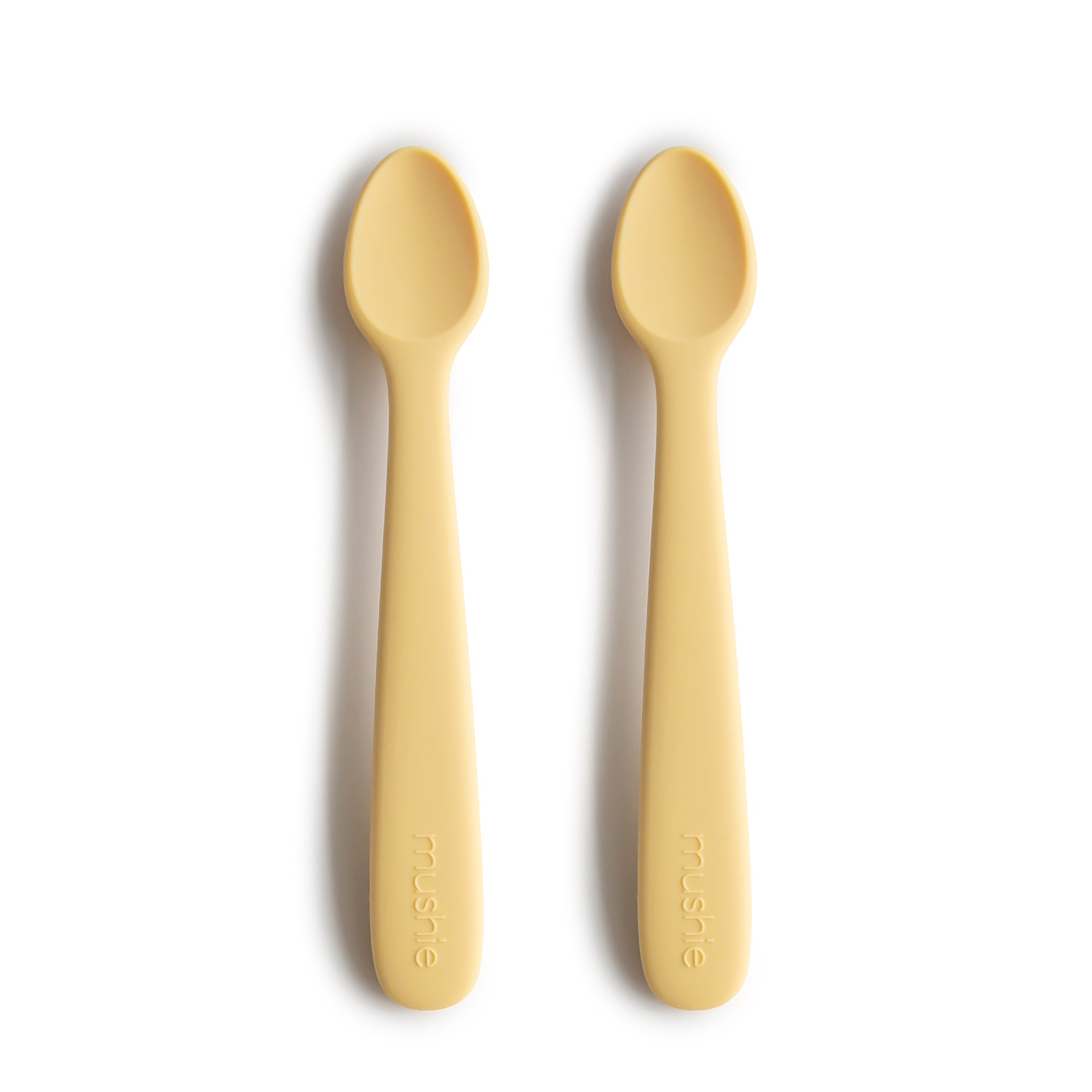 Herring & Bones - Concept Store Joyeux - Mushie - Couverts Enfants - Lot de 2 cuillères en silicone