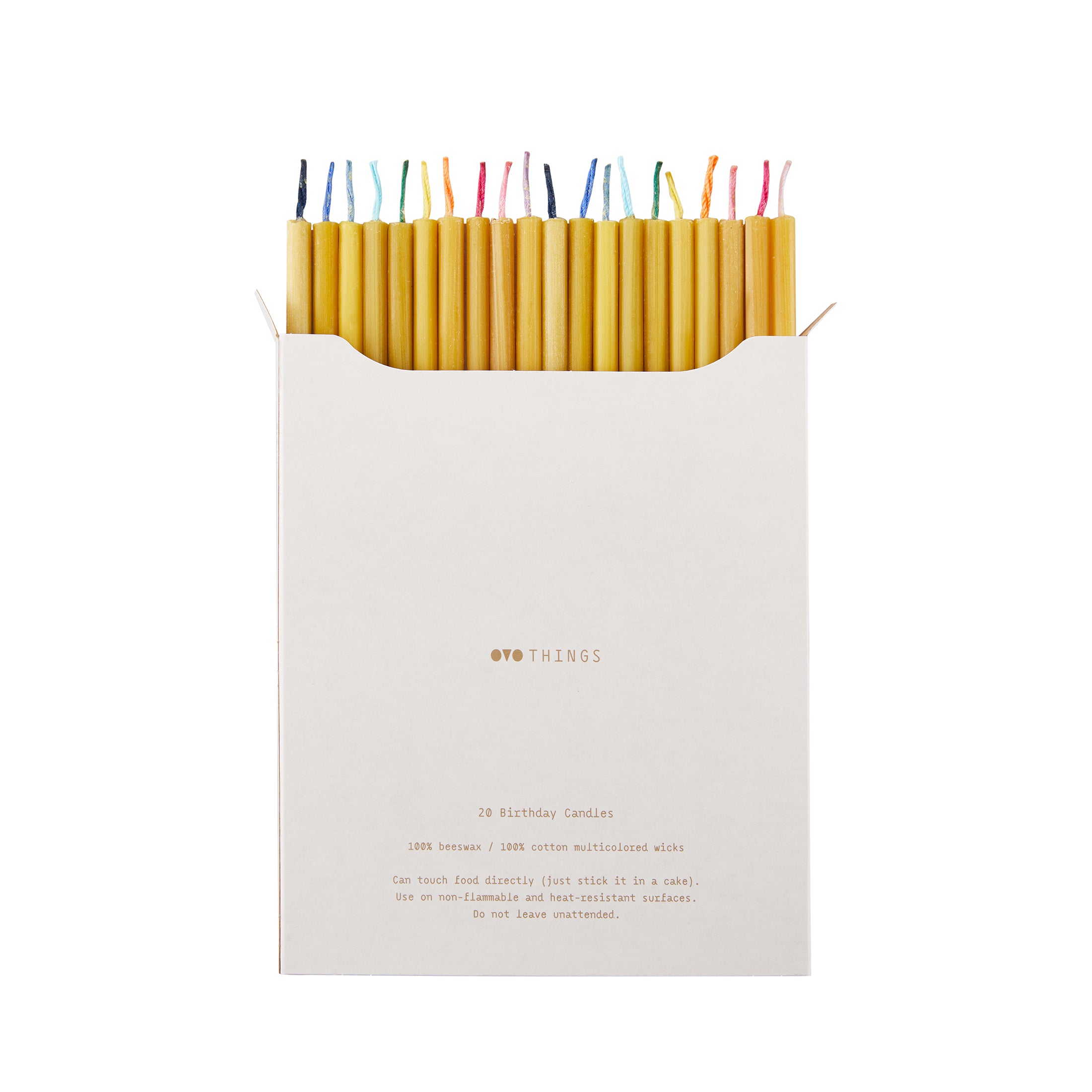 Herring & Bones - Concept Store Joyeux - OVO Things - Bougies Déco - Bougies d'anniversaire en cire d'abeille