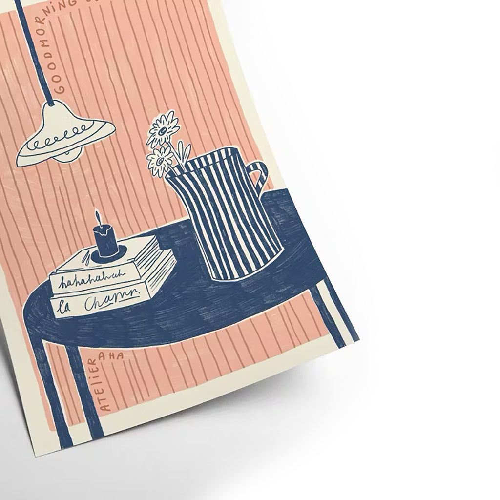 Herring & Bones - Concept Store Joyeux - PSTR Studio - Affiches et posters - Affiche ANOUK "Good Morning"