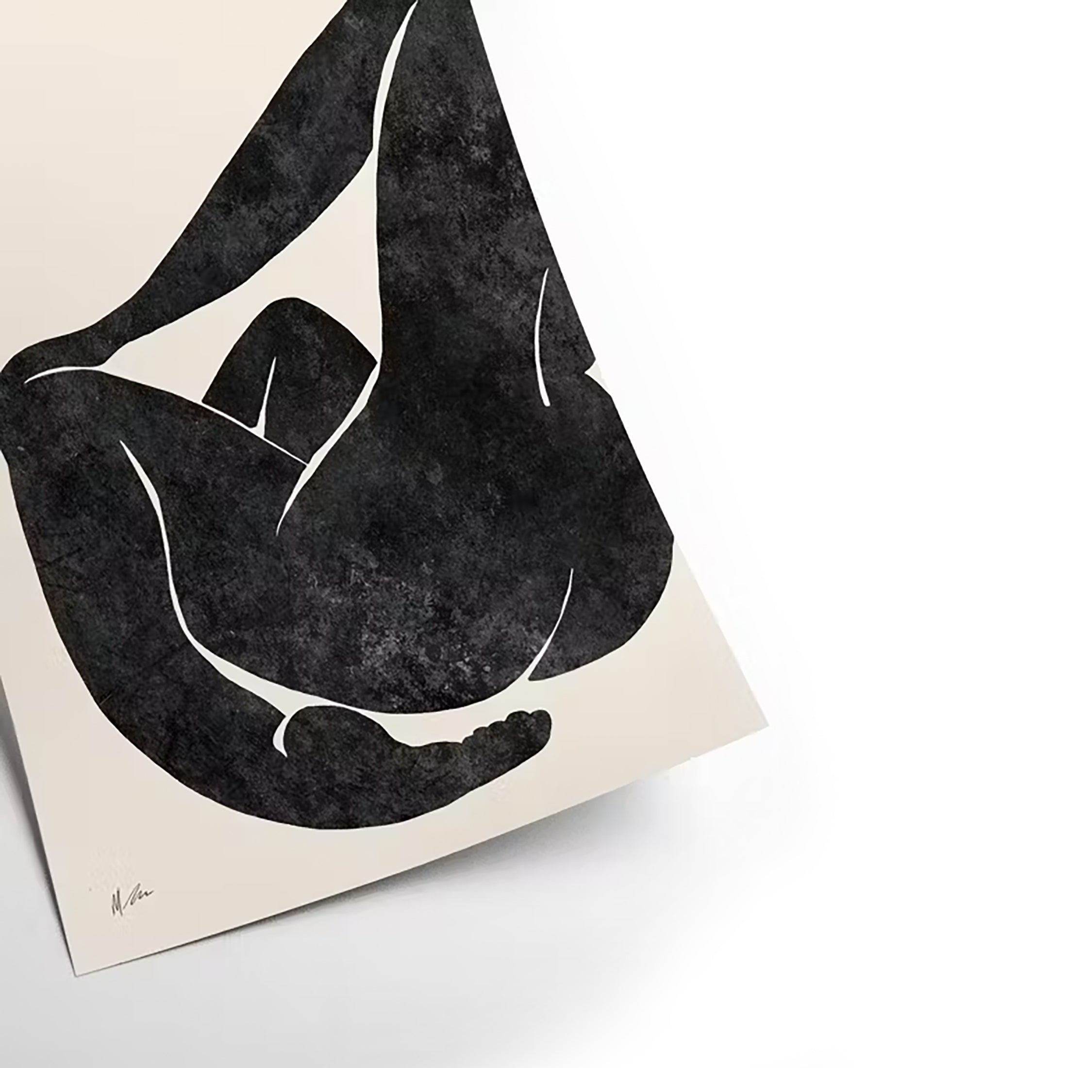 Herring & Bones - Concept Store Joyeux - PSTR Studio - Affiches et posters - Affiche MICHELLE "Nu Noir"
