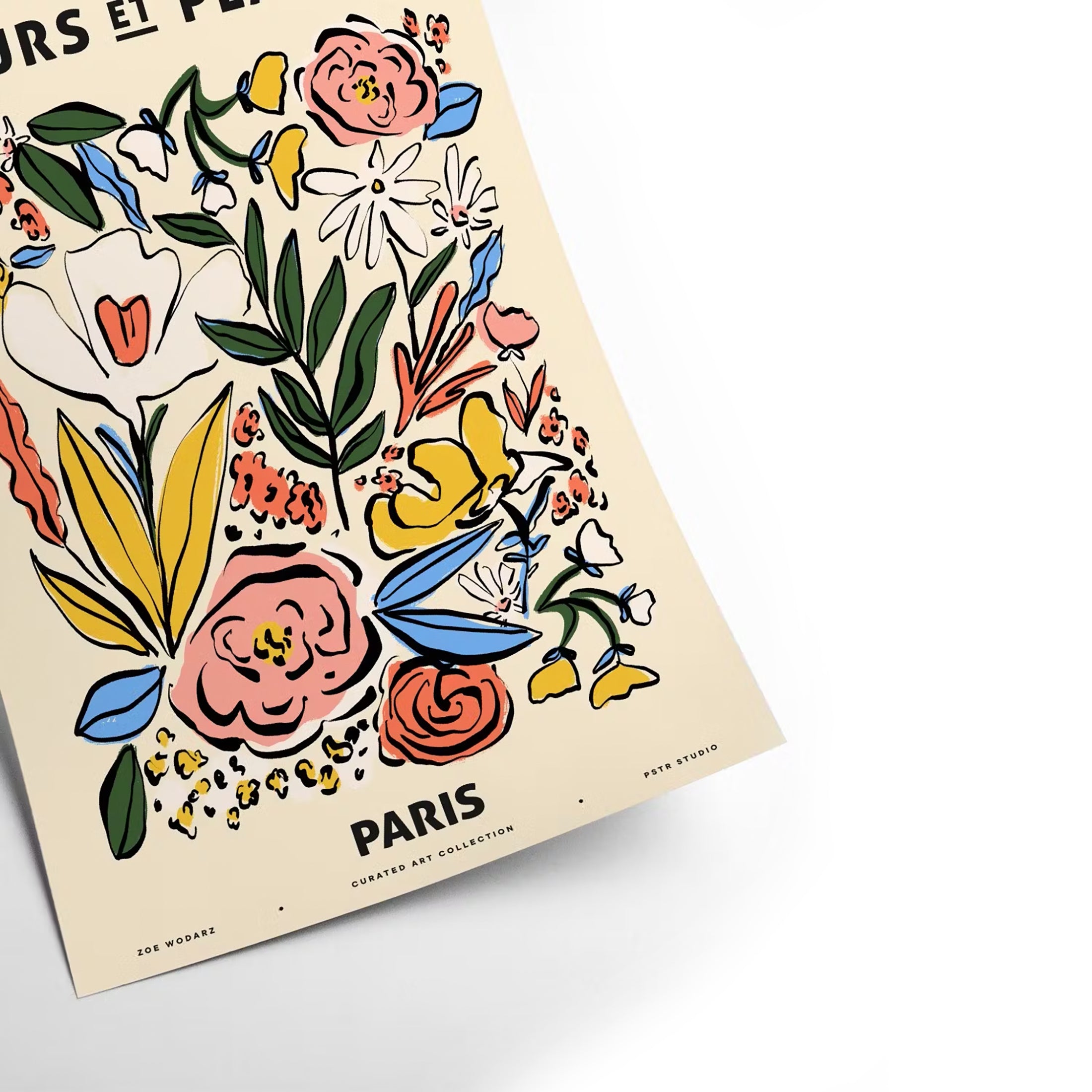Herring & Bones - Concept Store Joyeux - PSTR Studio - Affiches et posters - Affiche ZOE "Paris"