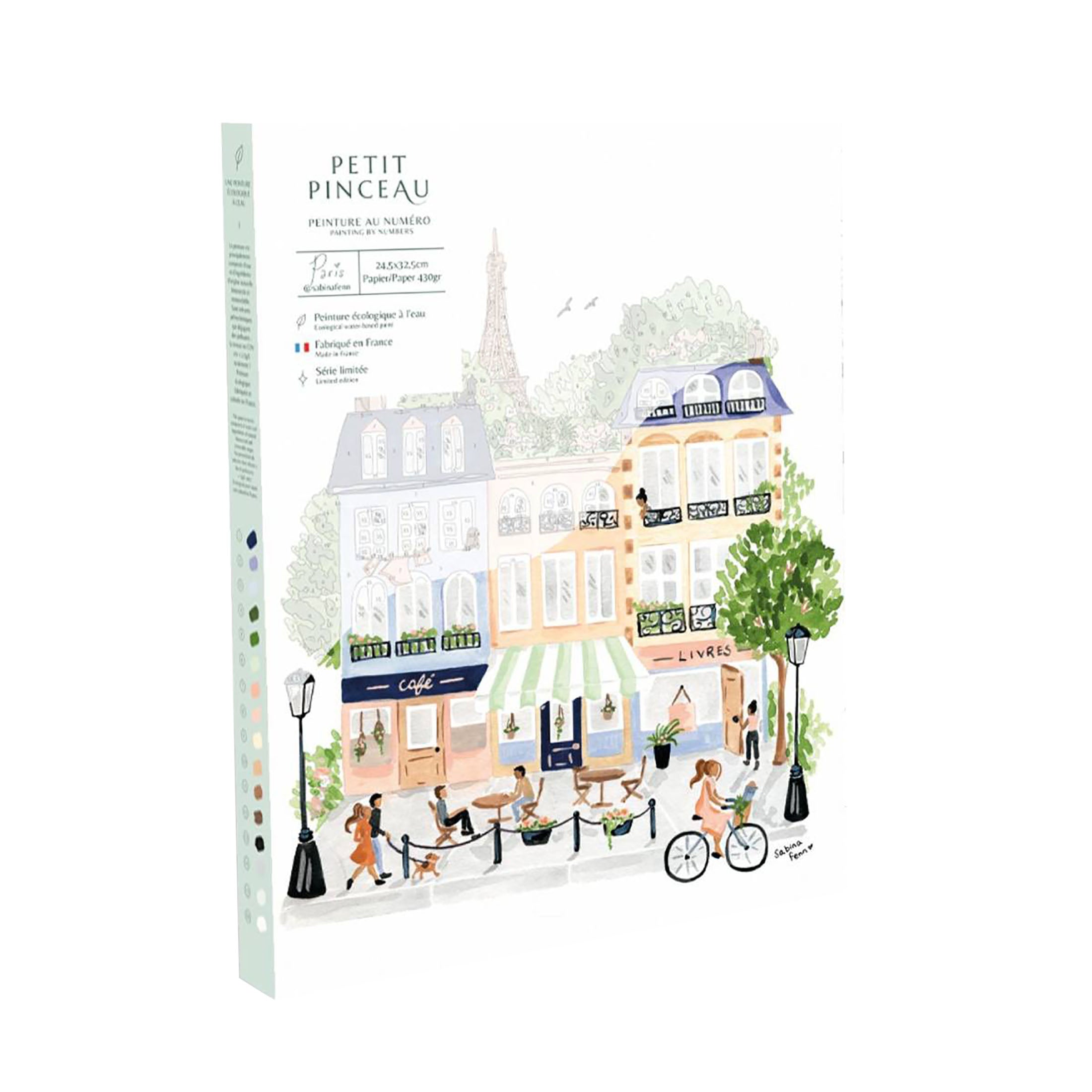 Herring & Bones - Concept Store Joyeux - La Petite Epicerie - DIY - Coffret de peinture au numéro "Paris"