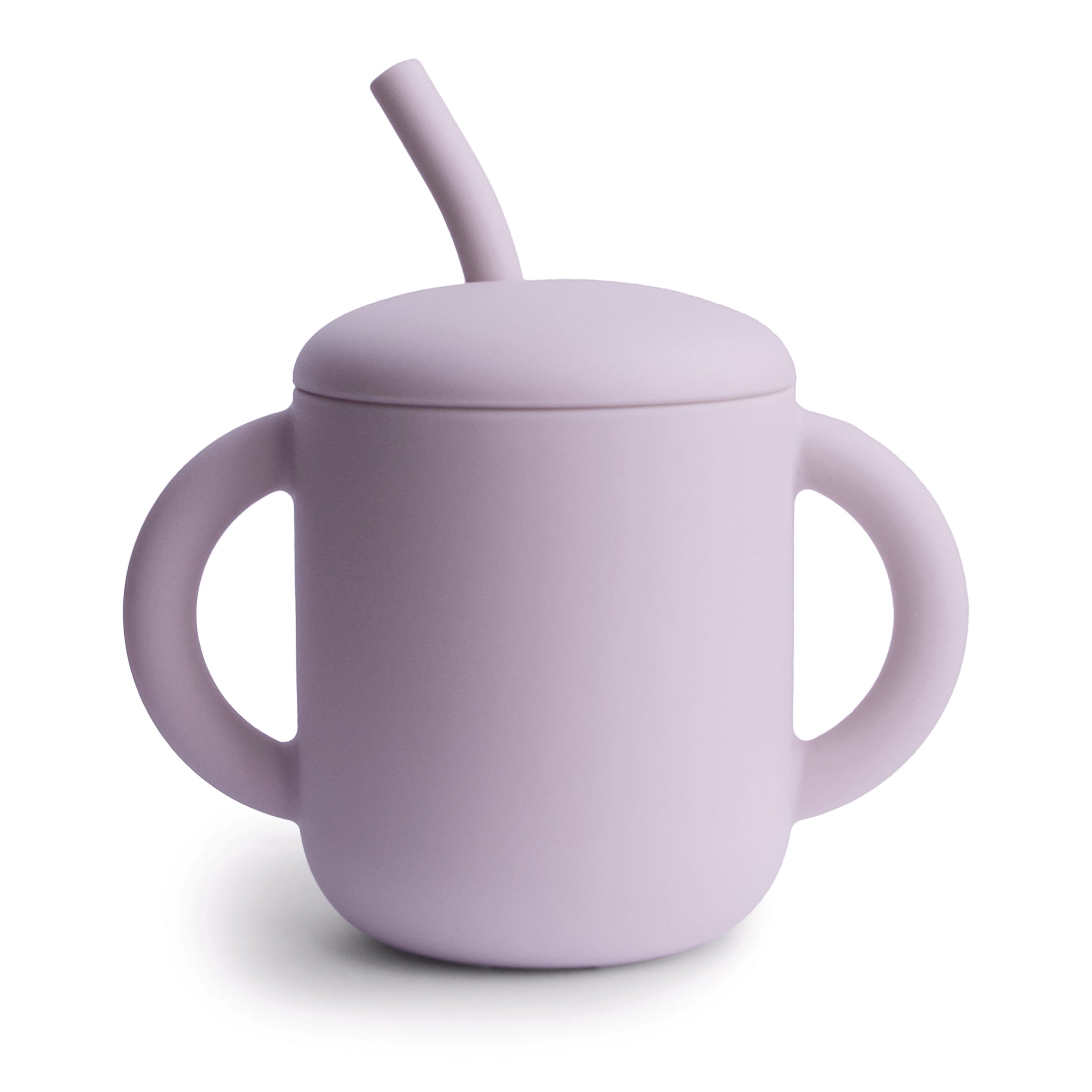 Herring & Bones - Concept Store Joyeux - Mushie - Verres Enfants - Tasse enfant en silicone avec paille