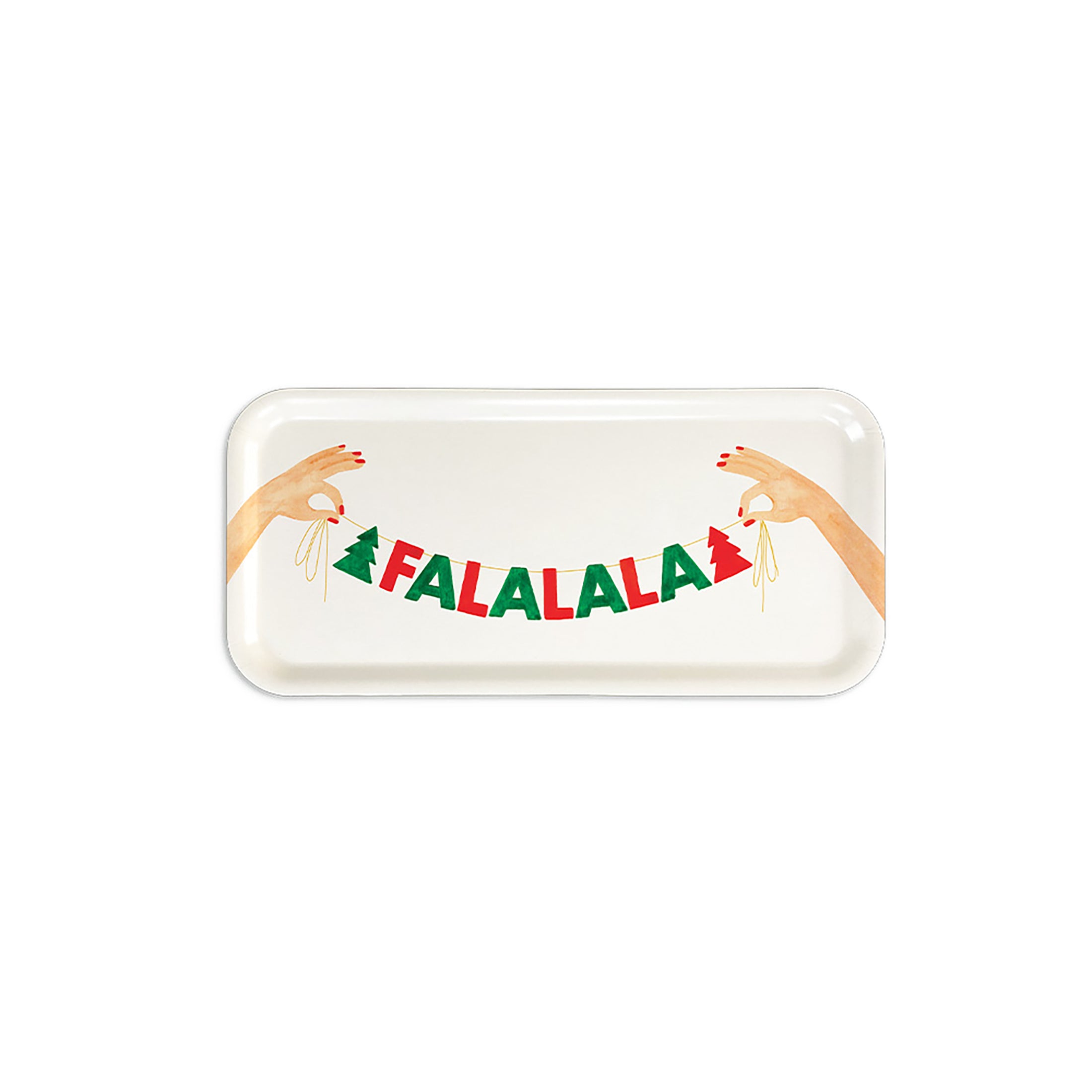 Herring & Bones - Concept Store Joyeux - All The Ways To Say - Plateaux - Petit plateau long "Falalala"