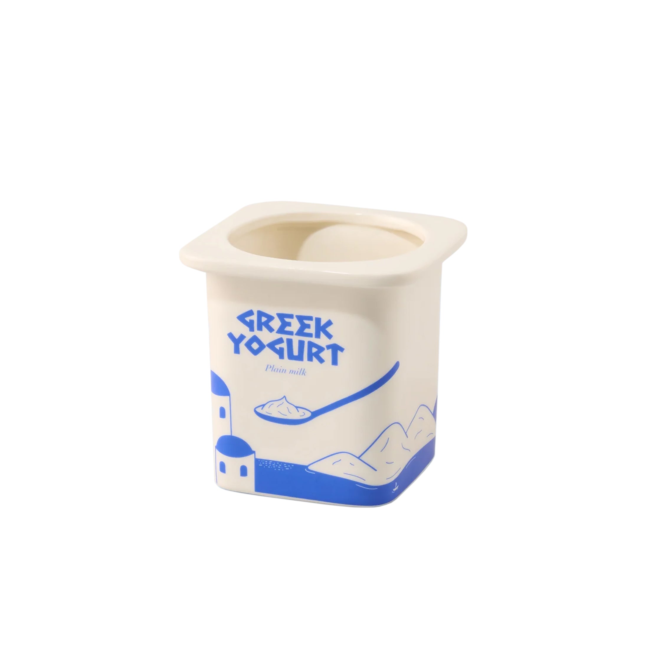 Herring & Bones - Concept Store Joyeux - Fluid Market - Cache-pots et accessoires - Cache-pot "Greek Yogurt"