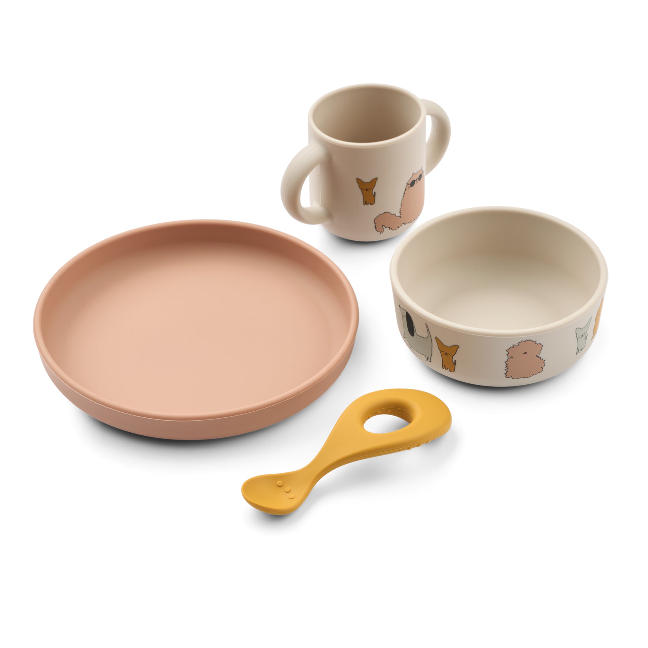 Herring & Bones - Concept Store Joyeux - LIEWOOD - Ensembles - Coffret de vaisselle en silicone "Vivi"