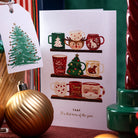 Herring & Bones - Concept Store Joyeux - All The Ways To Say - Cartes - Carte "Gold Xmas Mugs"