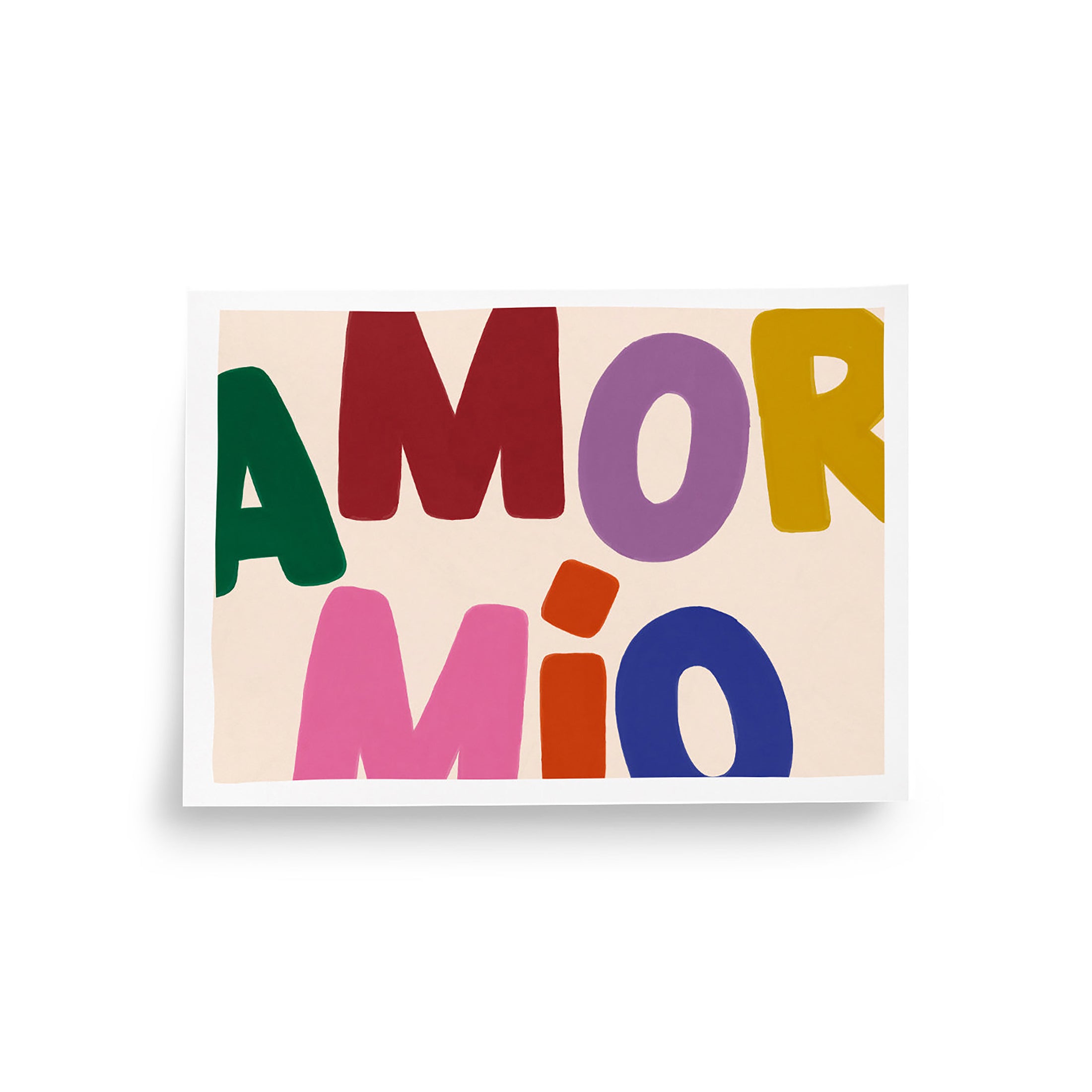 Herring & Bones - Concept Store Joyeux - Taxi Brousse - Affiches et posters - Affiche "Amor Mio"