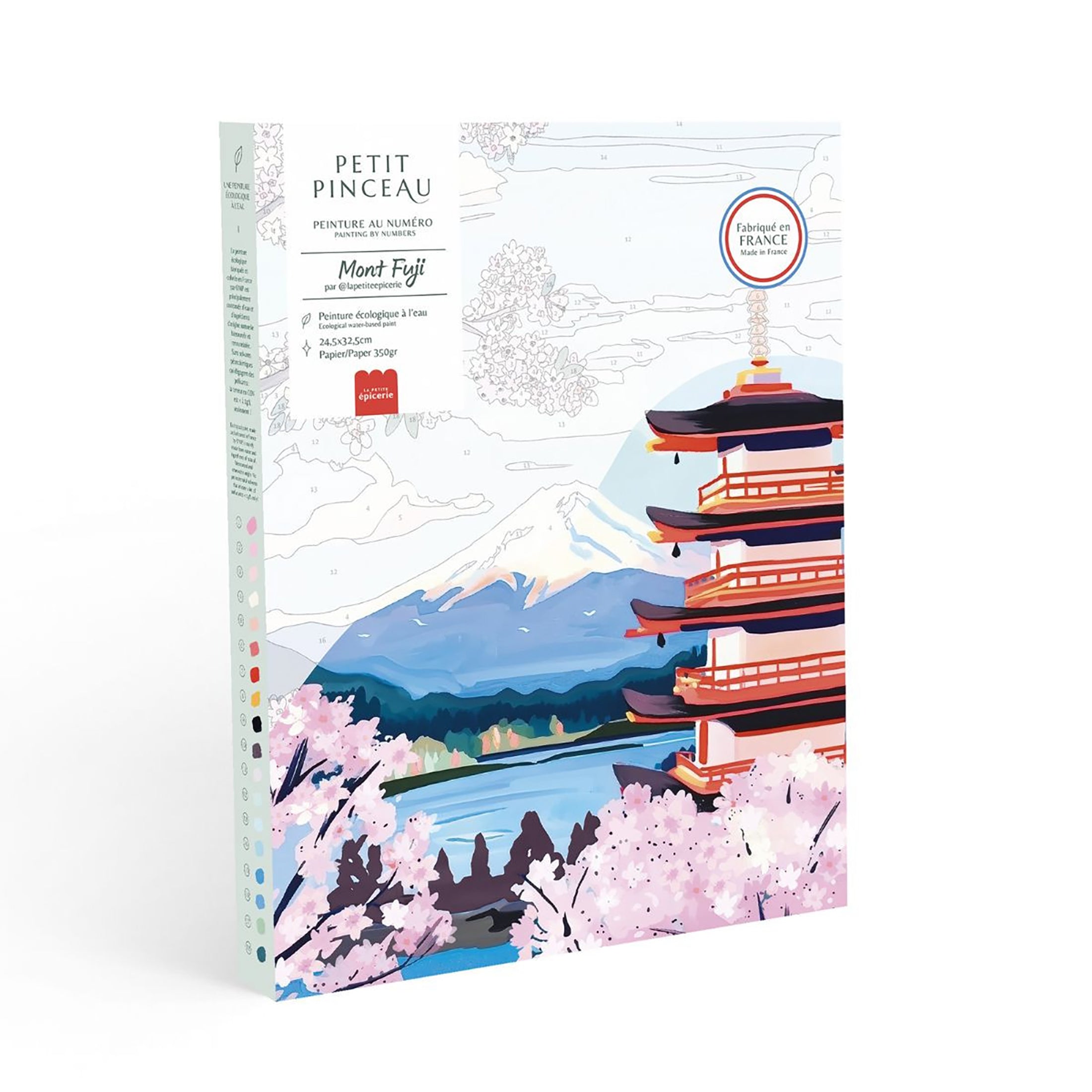 Herring & Bones - Concept Store Joyeux - La Petite Epicerie - DIY - Coffret de peinture au numéro "Mont Fuji"