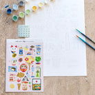 Herring & Bones - Concept Store Joyeux - La Petite Epicerie - DIY - Coffret de peinture au numéro "Week-end à Tokyo"