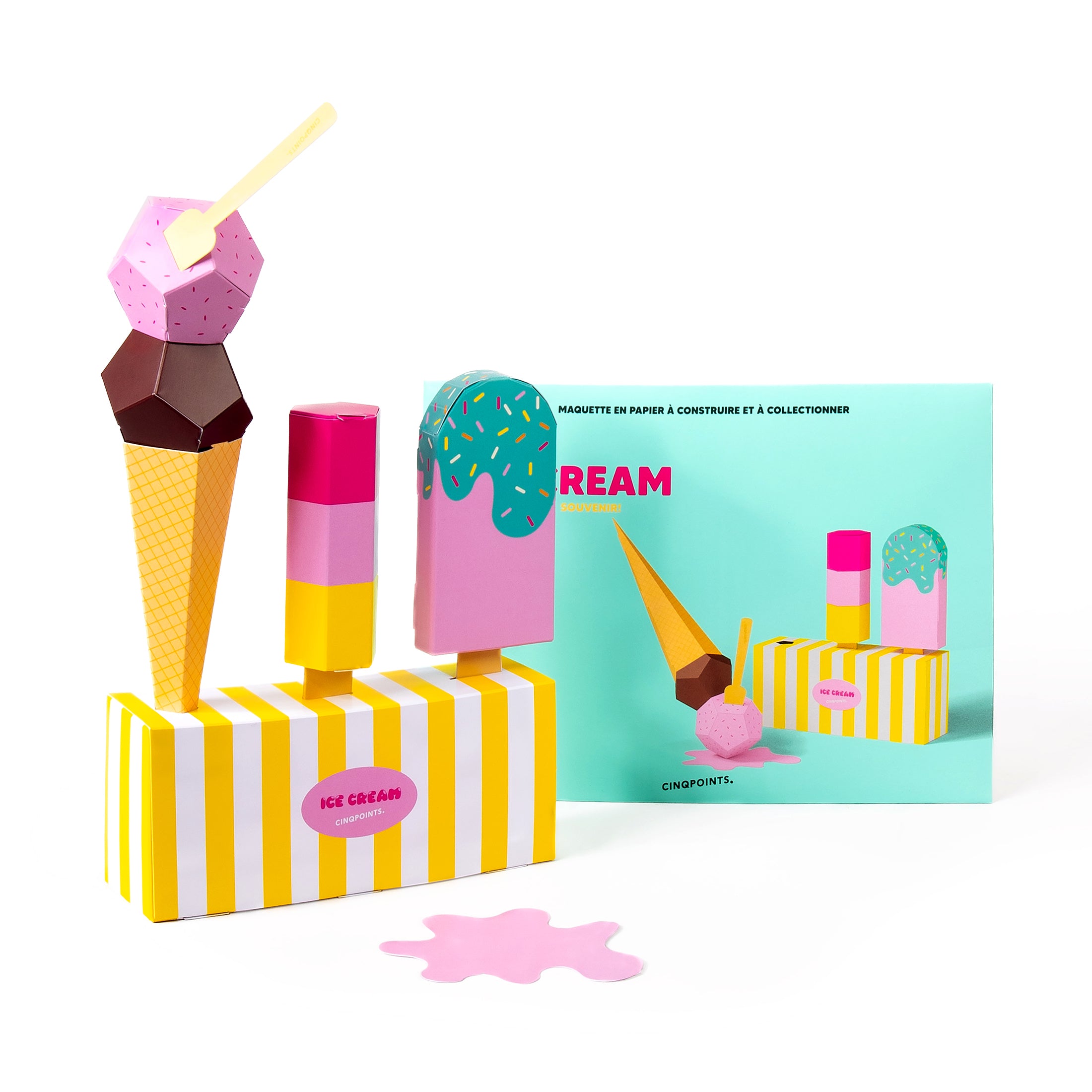 Herring & Bones - Concept Store Joyeux - Cinqpoints - Peluches et Jouets - Maquette 3D "Food"
