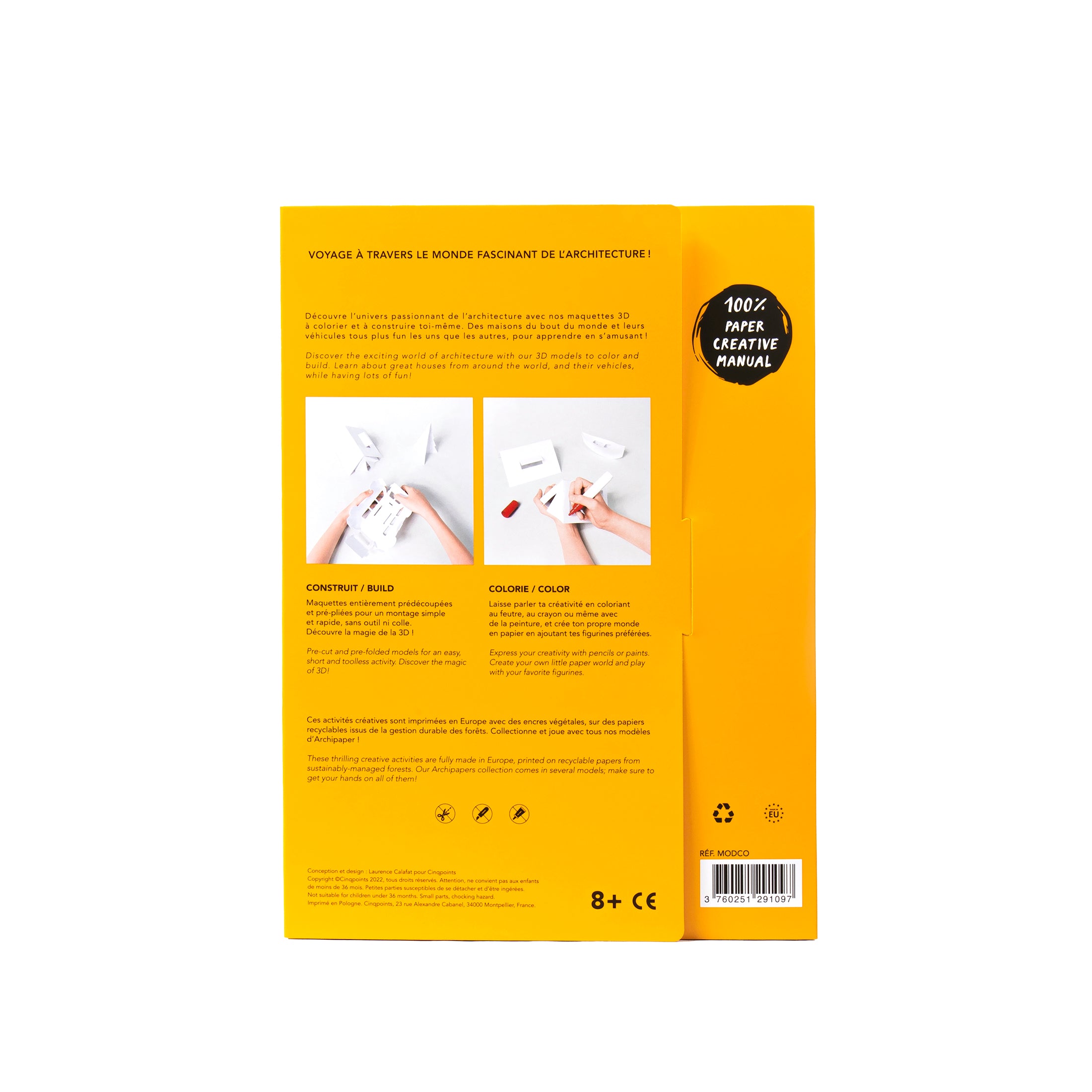 Herring & Bones - Concept Store Joyeux - Cinqpoints - Peluches et Jouets - Maquette 3D à colorier