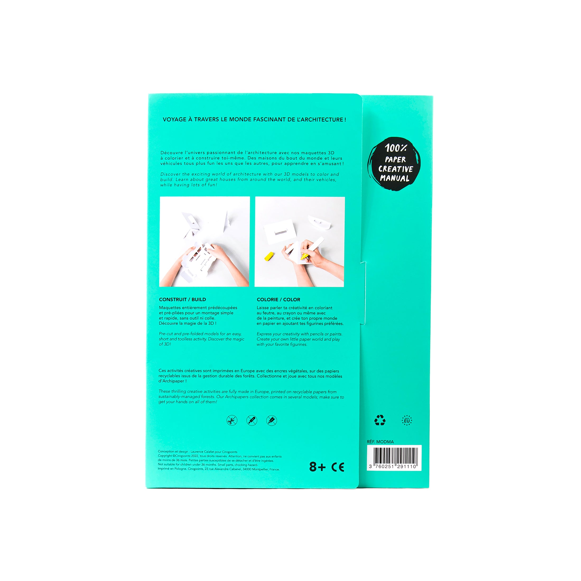 Herring & Bones - Concept Store Joyeux - Cinqpoints - Peluches et Jouets - Maquette 3D à colorier