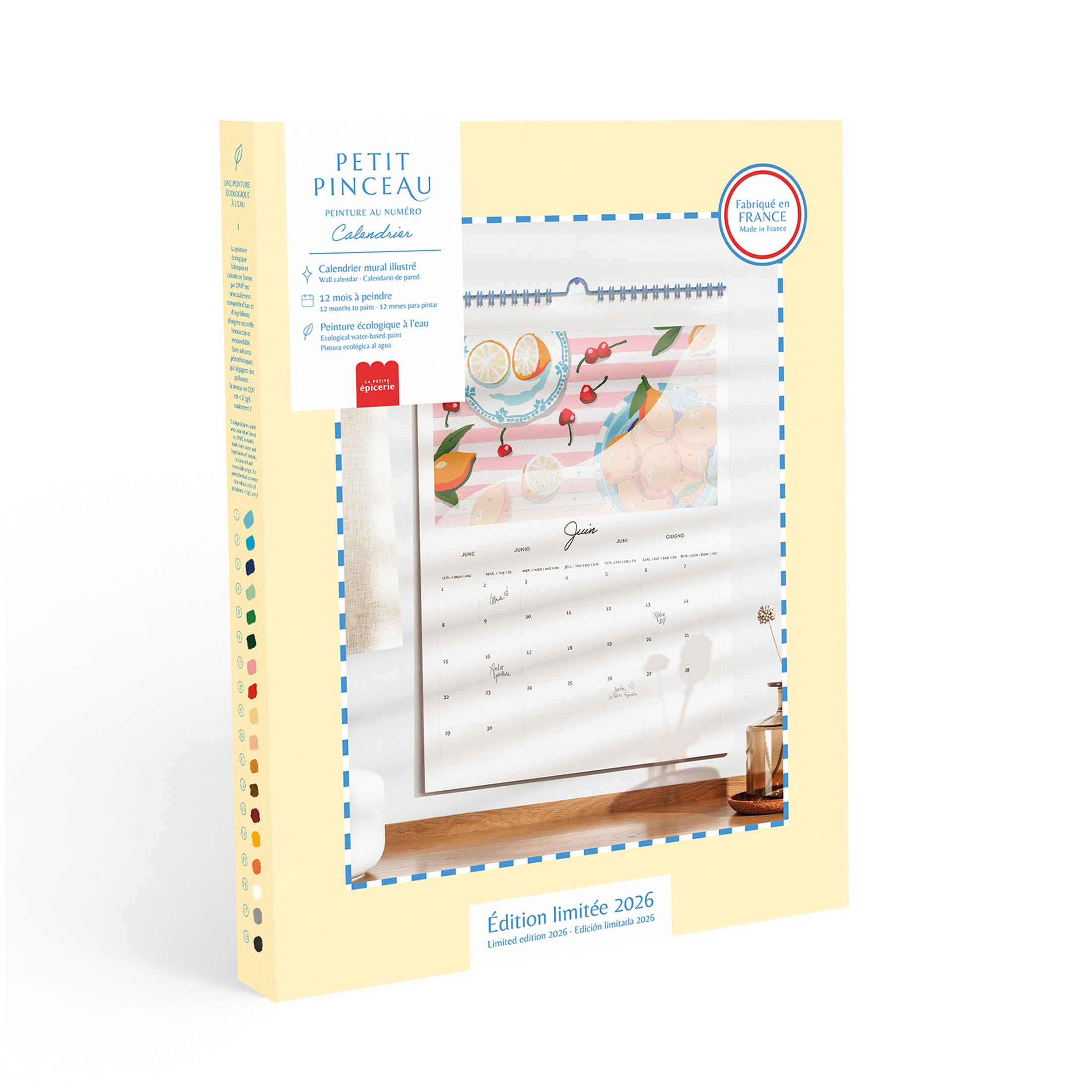 Herring & Bones - Concept Store Joyeux - La Petite Epicerie - DIY - Calendrier 2026 à peindre